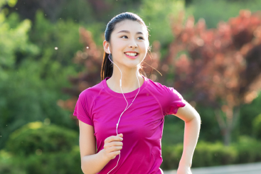 girl running